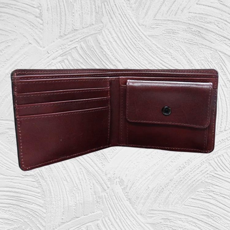 11298A Bruce - Men's Leather Bifold Wallet