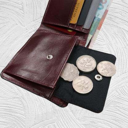 11298A Bruce - Men's Leather Bifold Wallet