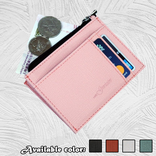 12007A Mavis - Imitative Leather Zip Wallet