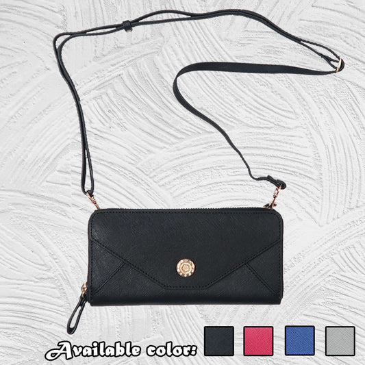 12080 Abigale - Leather Wallet with strap