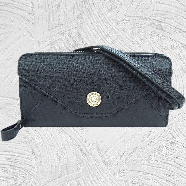 12080 Abigale - Leather Wallet with strap