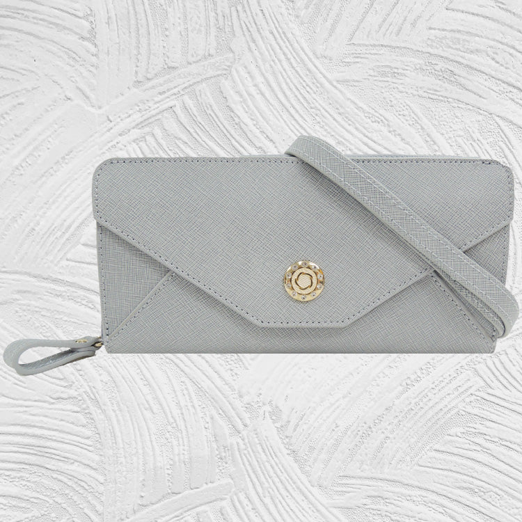 12080 Abigale - Leather Wallet with strap