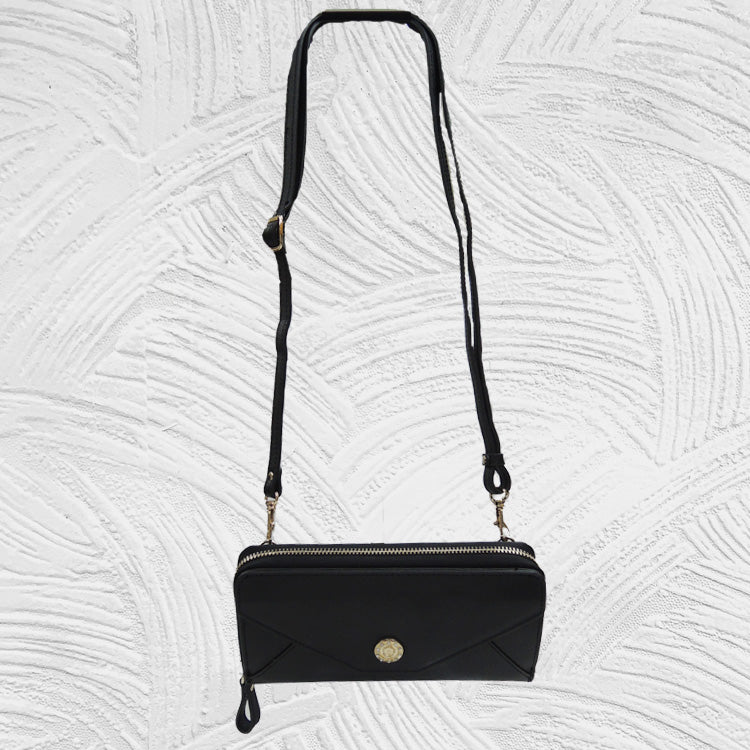 12080 Abigale - Leather Wallet with strap