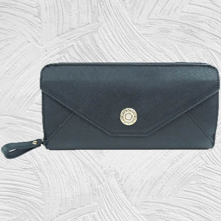 12080 Abigale - Leather Wallet with strap