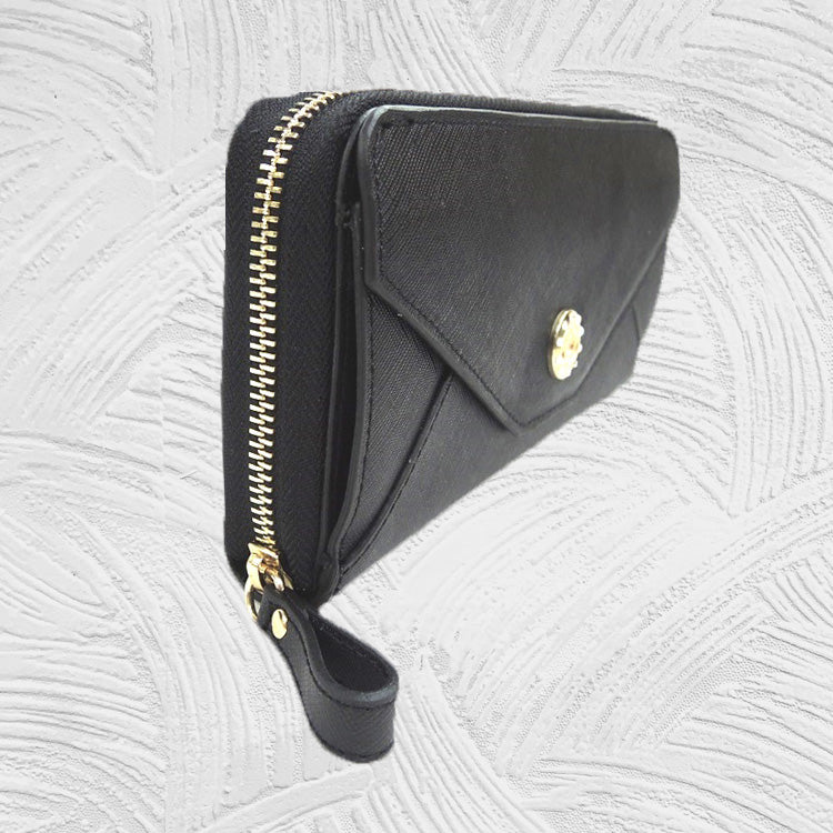 12080 Abigale - Leather Wallet with strap