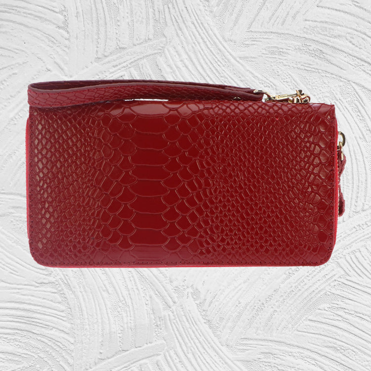 12081 Alina - Leather Wristlet Wallet