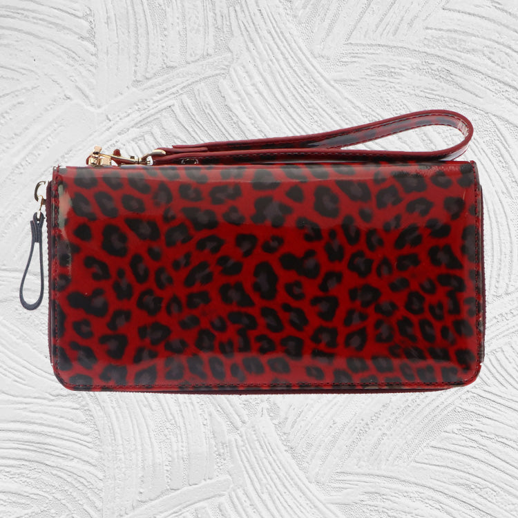 12081 Alina - Leather Wristlet Wallet