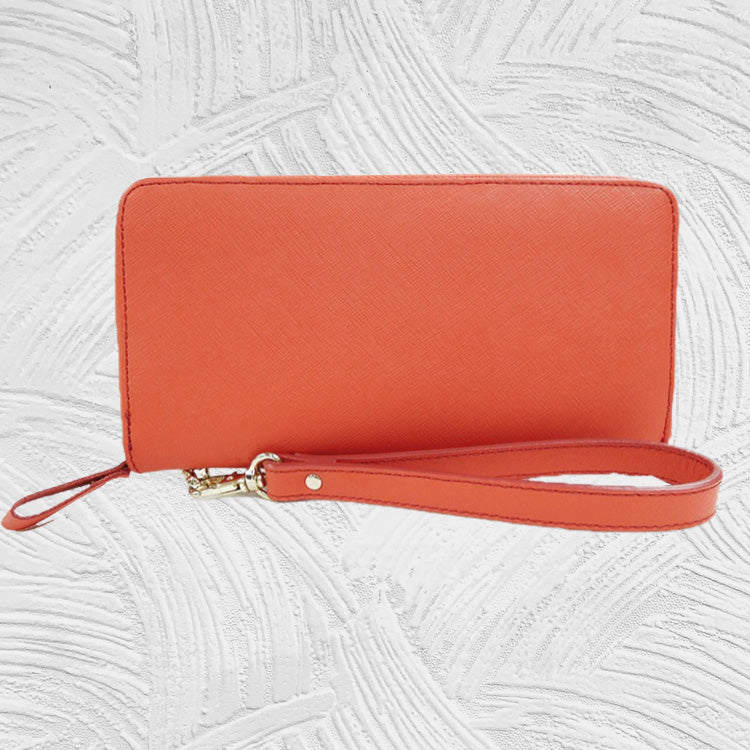 12081 Alina - Leather Wristlet Wallet