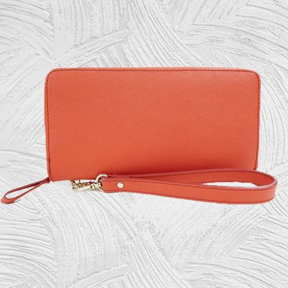 12081 Alina - Leather Wristlet Wallet