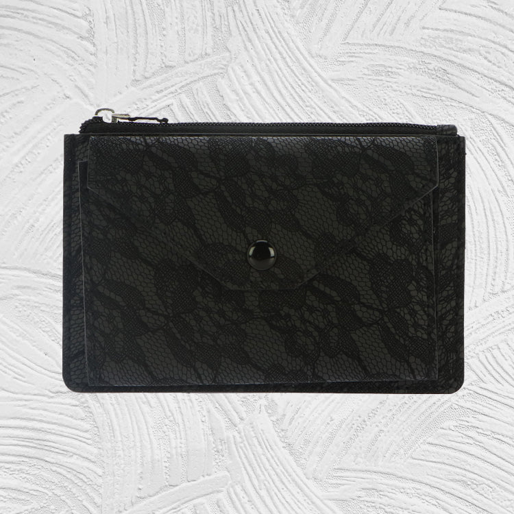 12087 Melissa - Iminative Leather Zip Wallet