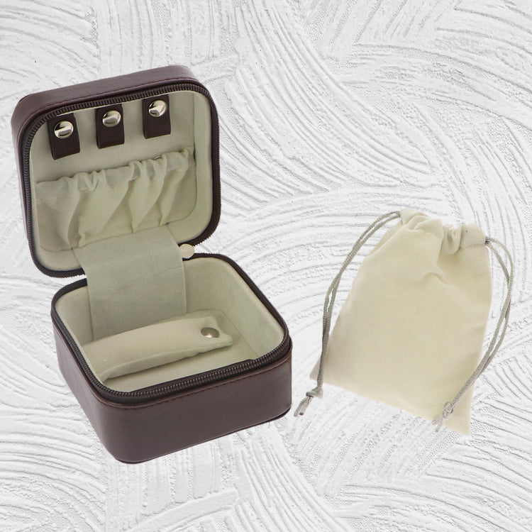 12093 Imitative Leather Jewelry Storage Box