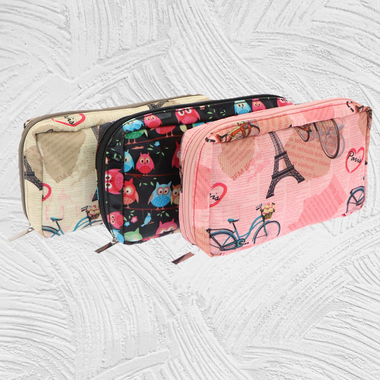 12099 Ella - Rectangular Zipper Cosmetic Bag