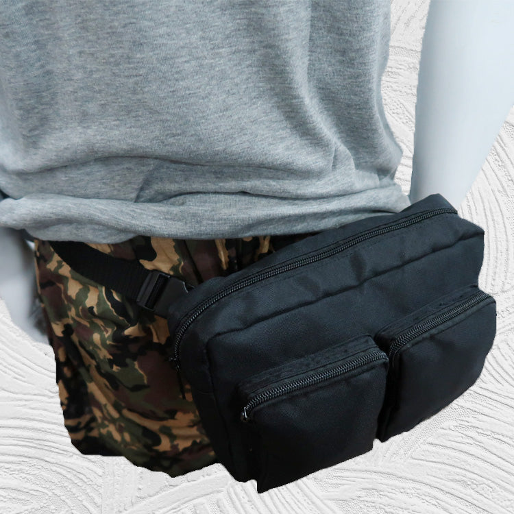 12119 Colin - 2-Way Nylon Crossbody Bag/Fanny Pack