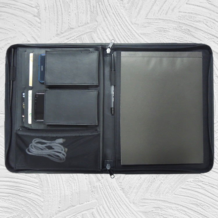 12125-2 iPad Pro 12.9" Imitative Leather Multi-functional Tablet Holder