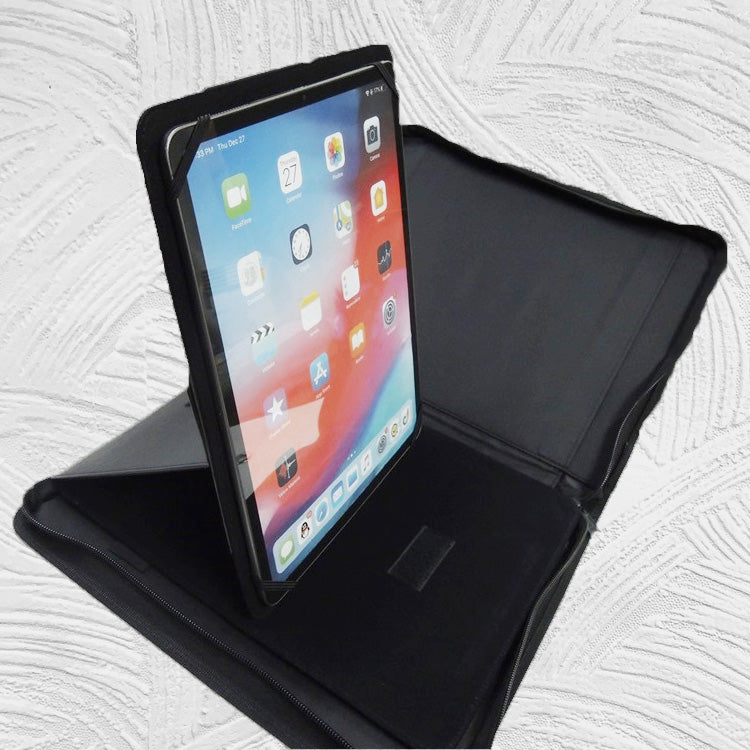 12126 Issac - iPad Pro Imitative Leather Multi-functional Tablet Holder
