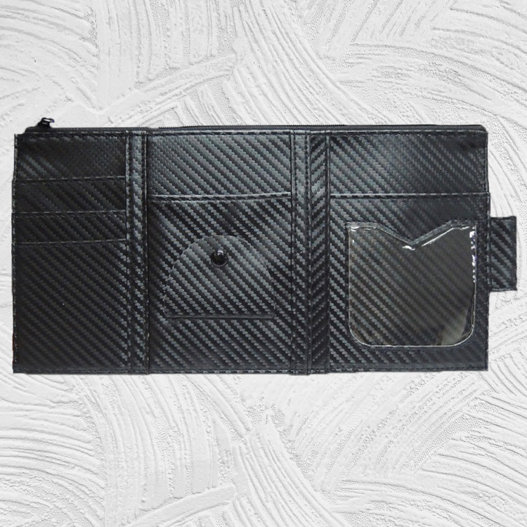 12146 Imitative Leather Car Sun Visor Organizer