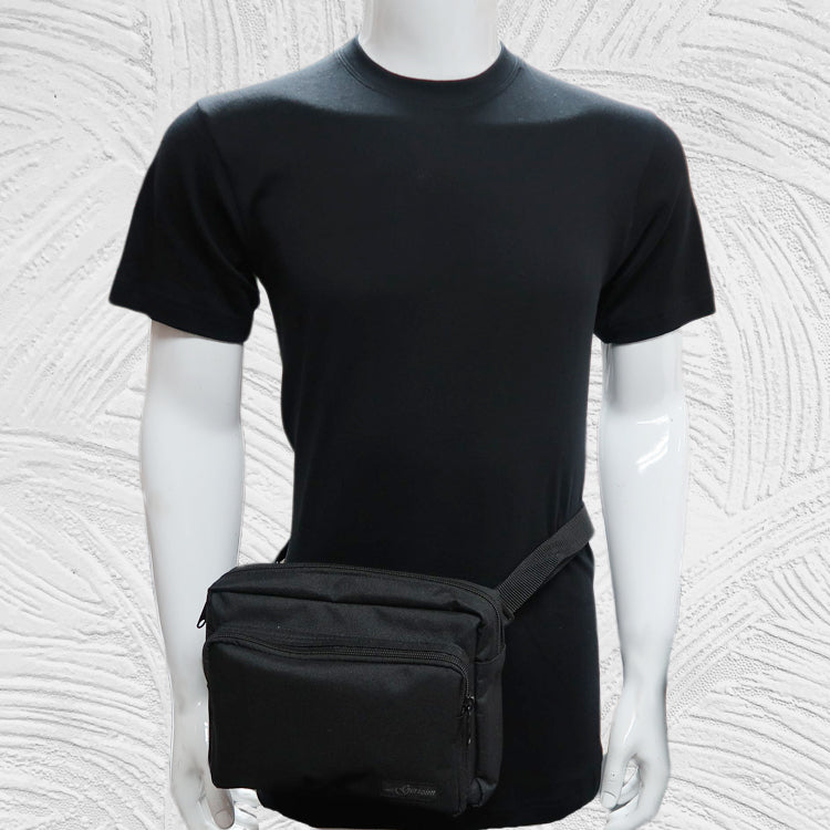 12170 Carl - 2-Way Nylon Crossbody Bag/Fanny Pack