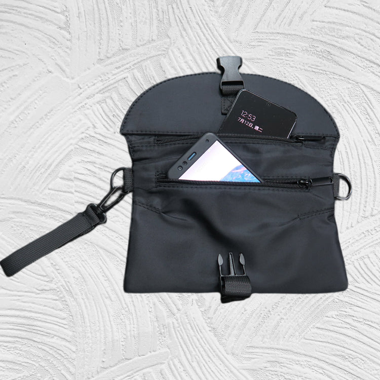 12193 Polyester Crossbody/Wristlet 2-Way Bag