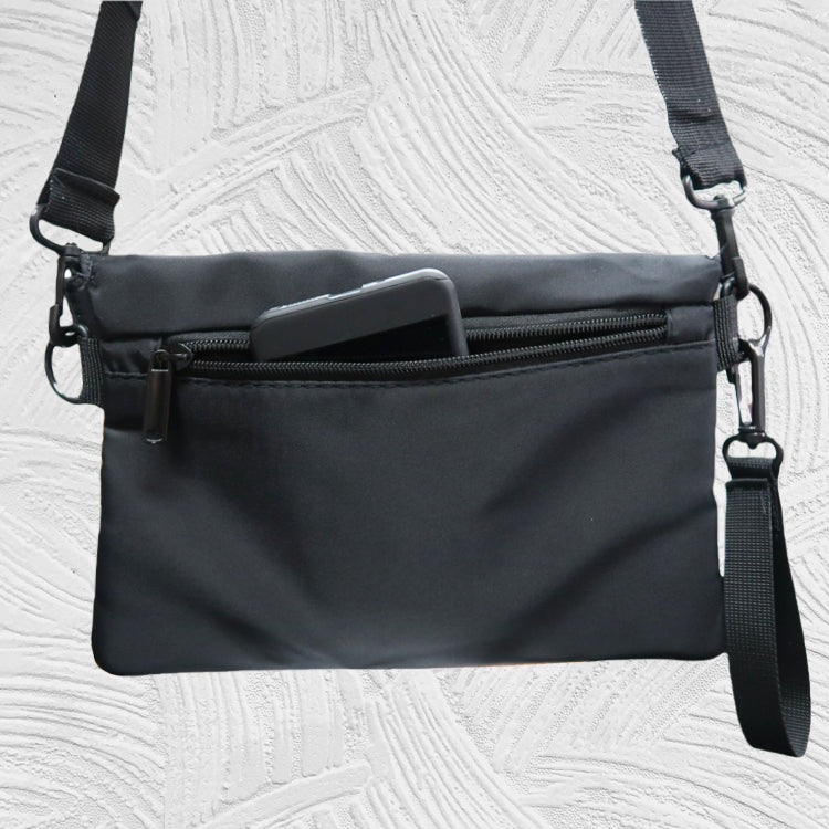 12193 Polyester Crossbody/Wristlet 2-Way Bag