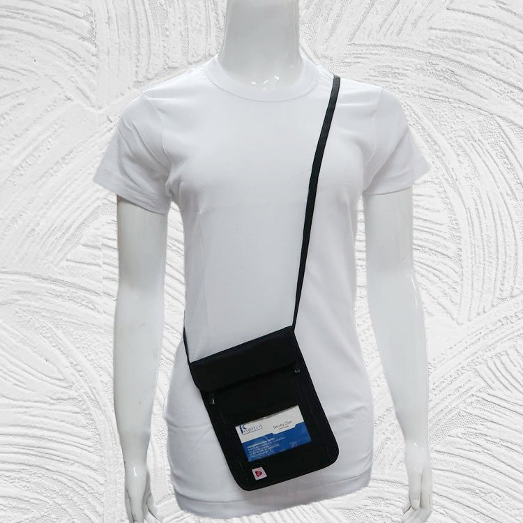 12194 RFID Crossbody Passport Holder