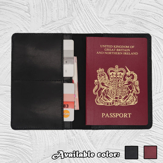 11965 Wesley - Leather Passport Holder