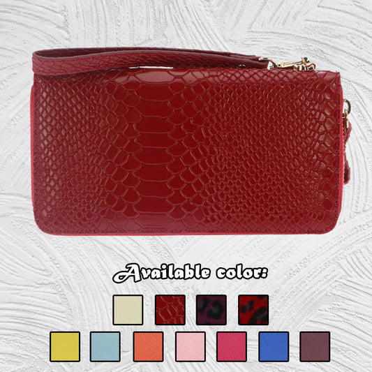 12081 Alina - Leather Wristlet Wallet