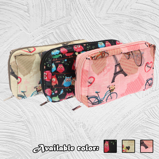 12099 Ella - Rectangular Zipper Cosmetic Bag