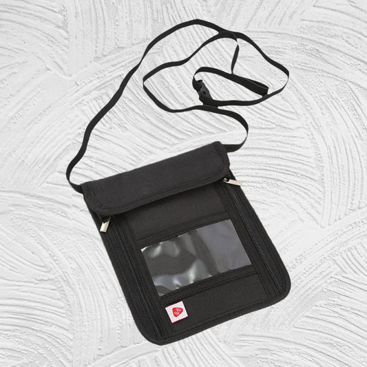 12194 RFID Crossbody Passport Holder